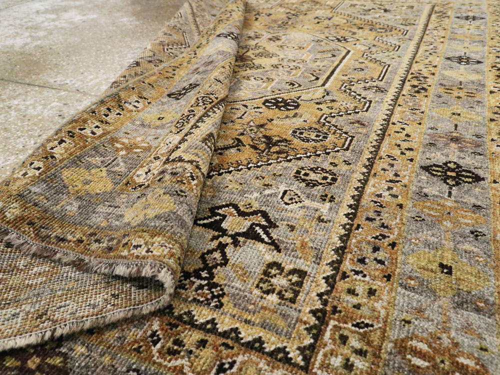 Vintage Persian Afshar Rug, No.21522 - Staging