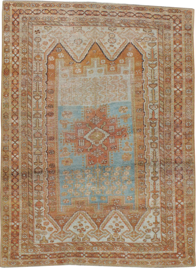 Antique Persian Afshar Rug, No.21524 - Staging