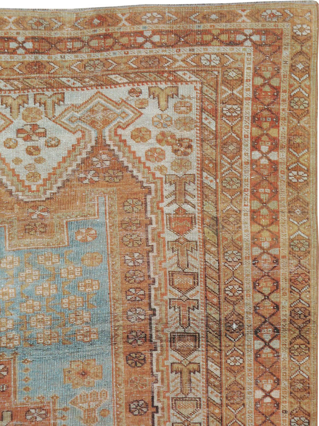 Antique Persian Afshar Rug, No.21524 - Staging