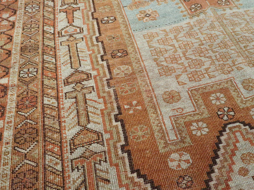 Antique Persian Afshar Rug, No.21524 - Staging