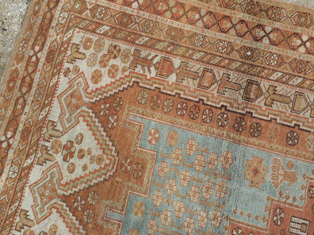 Antique Persian Afshar Rug, No.21524 - Staging