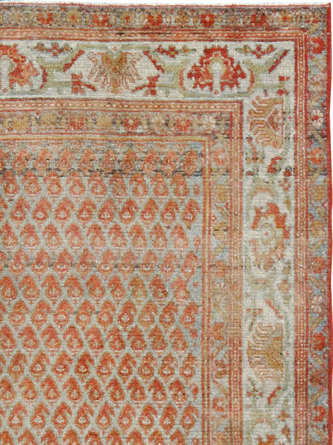 Vintage Persian Malayer Rug, No.21526 - Staging