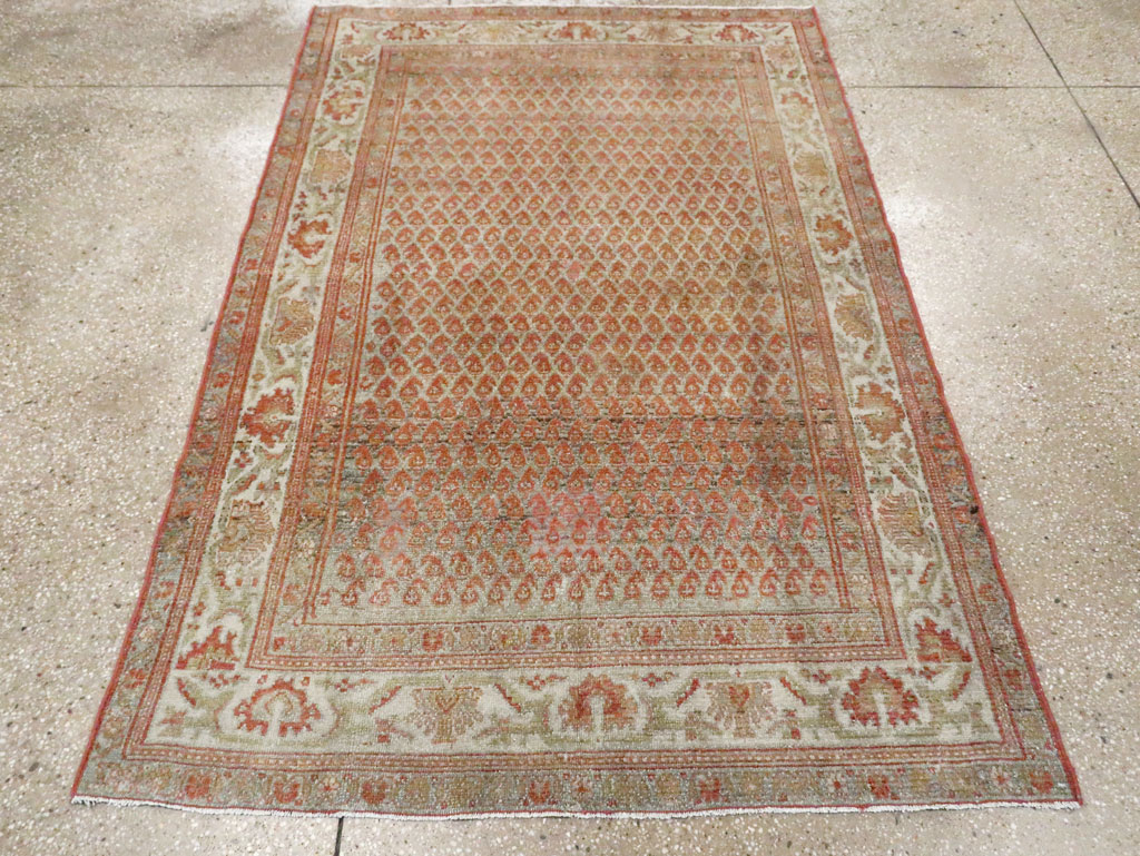 Vintage Persian Malayer Rug, No.21526 - Staging