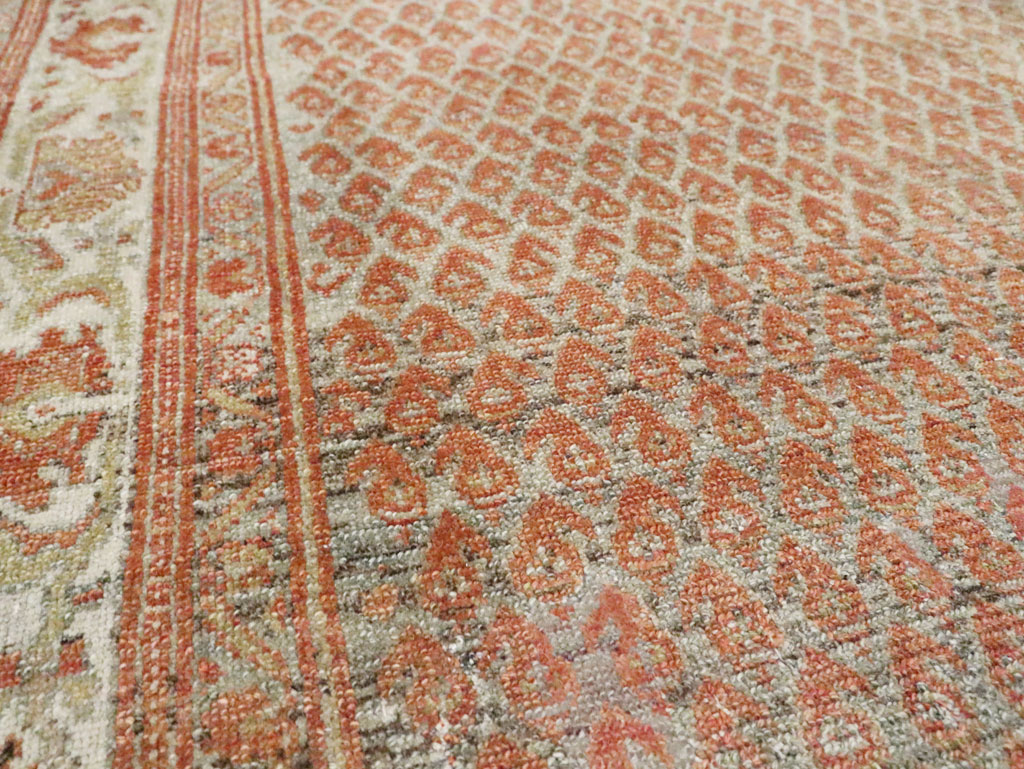 Vintage Persian Malayer Rug, No.21526 - Staging