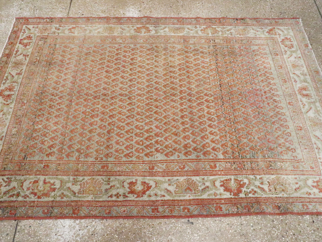 Vintage Persian Malayer Rug, No.21526 - Staging