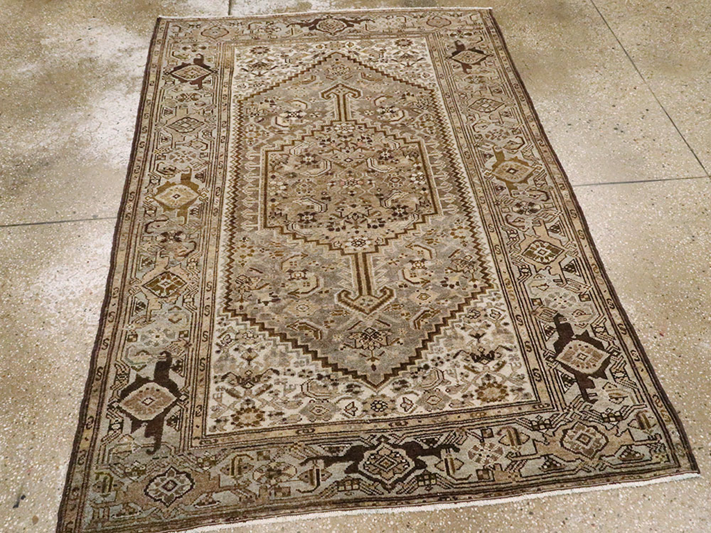 Vintage Persian Malayer Rug, No.21528 - Staging