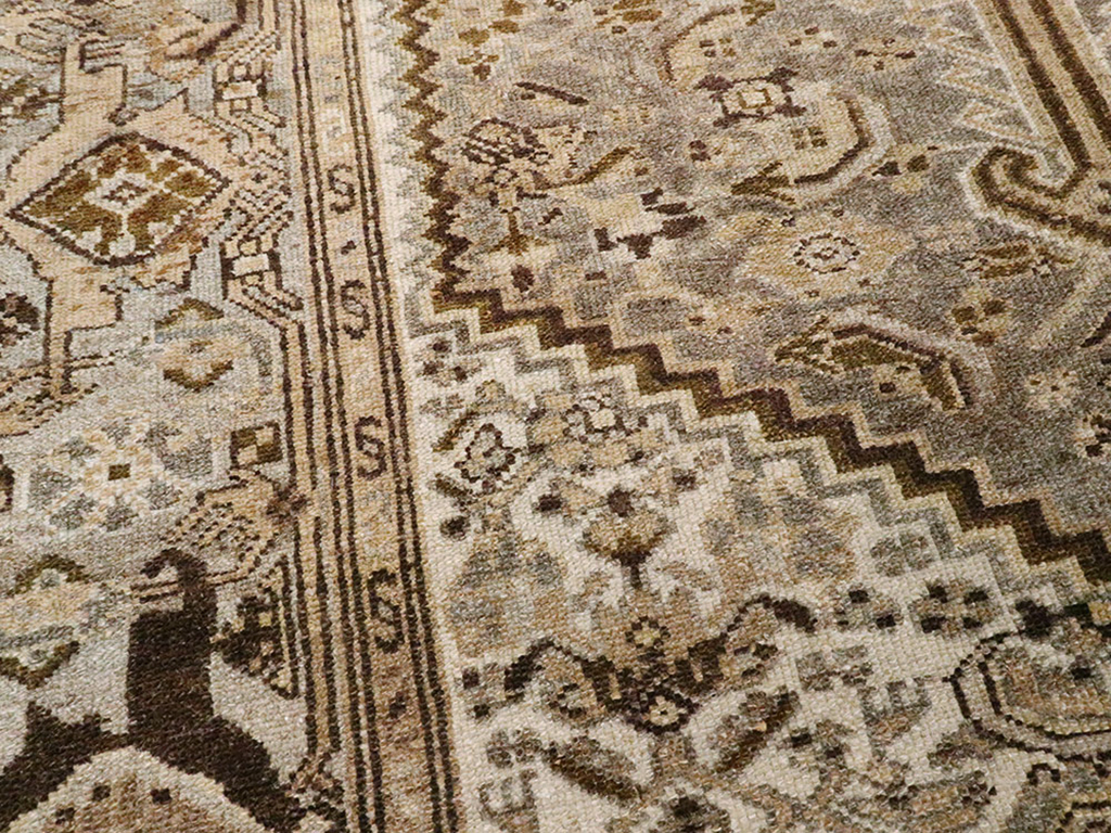 Vintage Persian Malayer Rug, No.21528 - Staging