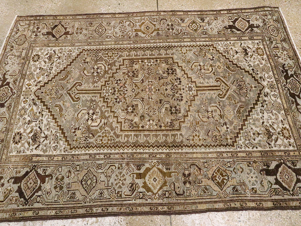 Vintage Persian Malayer Rug, No.21528 - Staging