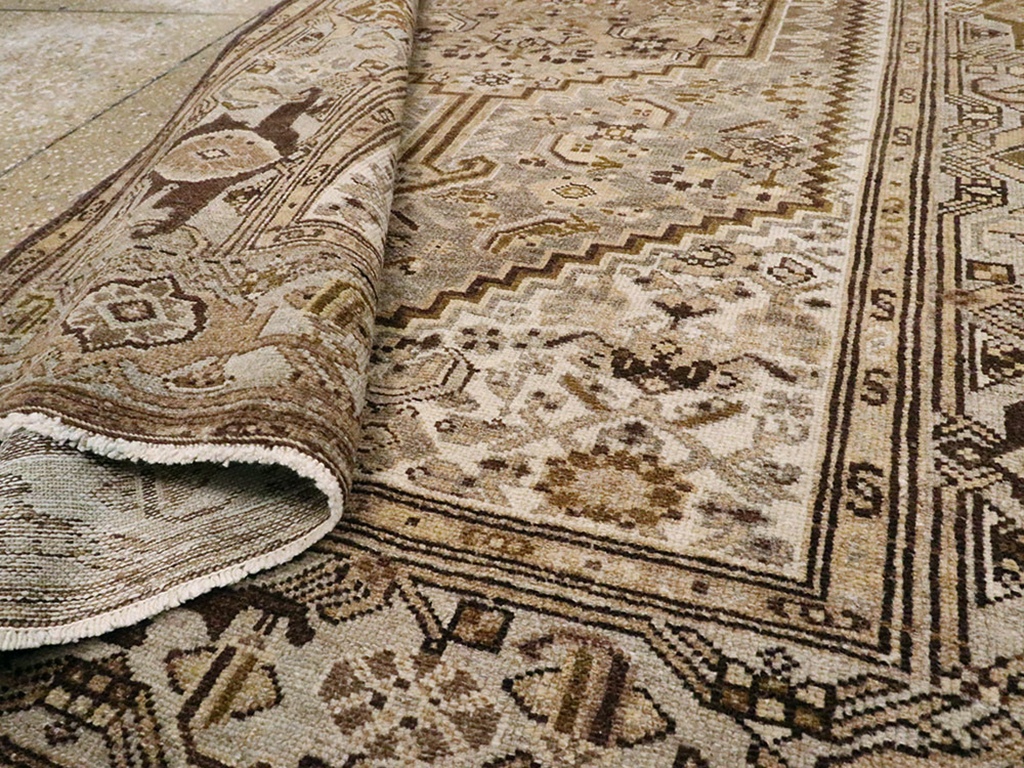 Vintage Persian Malayer Rug, No.21528 - Staging