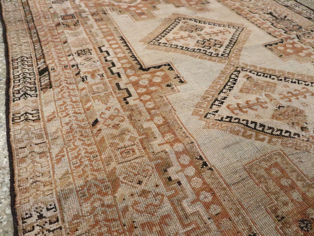 Vintage Persian Afshar Rug, No.21533 - Staging