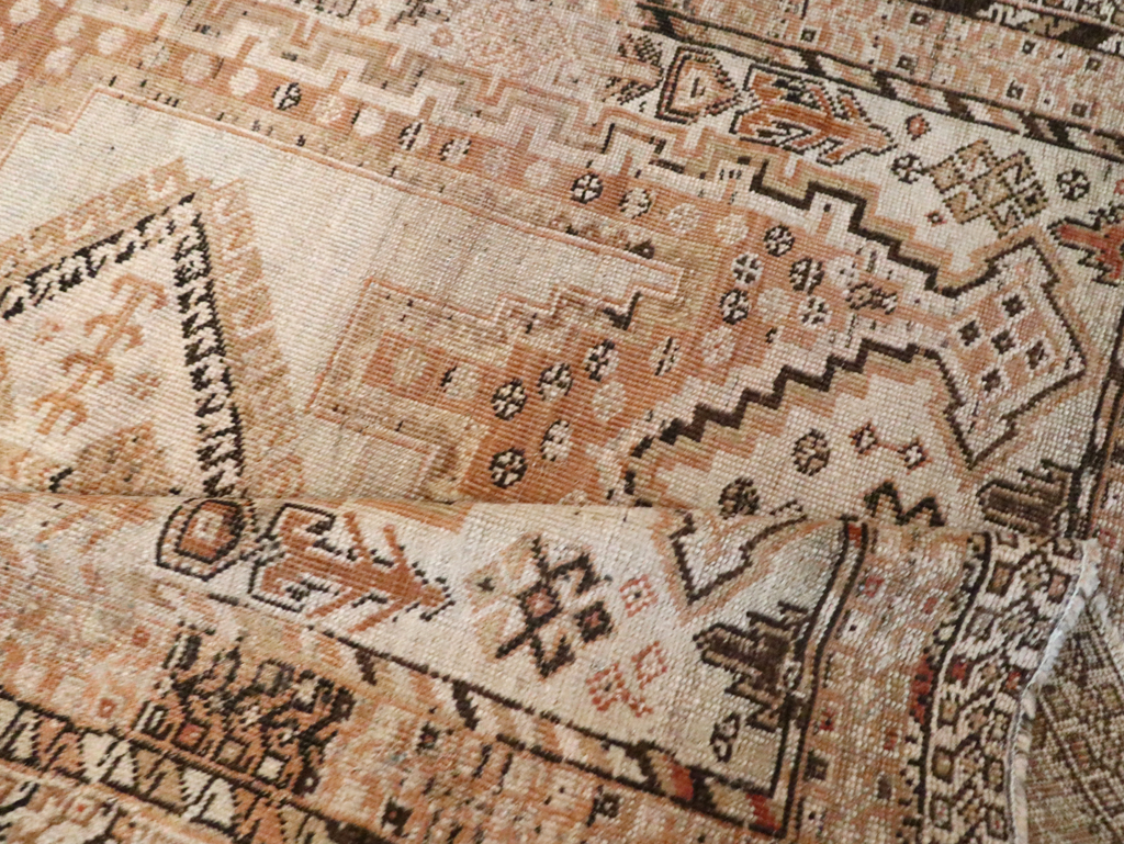 Vintage Persian Afshar Rug, No.21533 - Staging