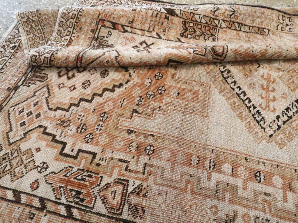 Vintage Persian Afshar Rug, No.21533 - Staging