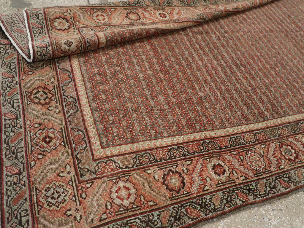 Vintage Persian Malayer Carpet, No.21536 - Staging