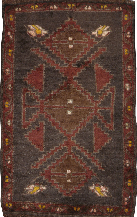 Vintage Turkish Oushak Rug, No.21544 - Staging