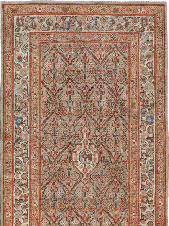 Antique Persian Serab Runner, No.21548 - Staging