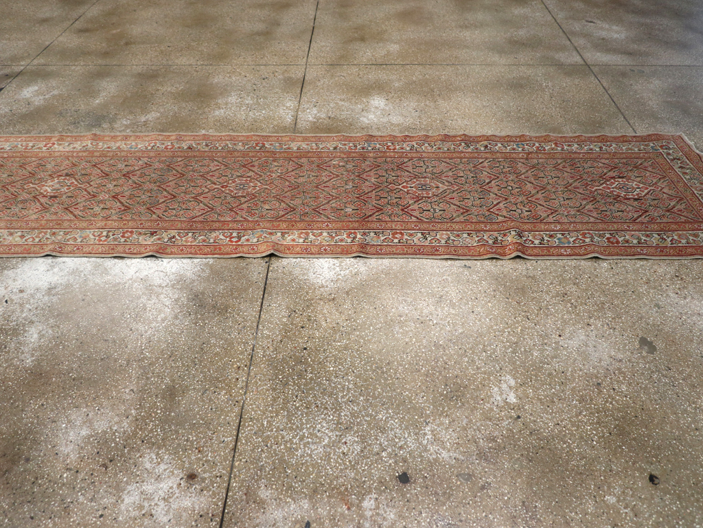 Antique Persian Serab Runner, No.21548 - Staging