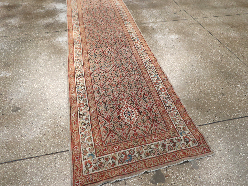 Antique Persian Serab Runner, No.21548 - Staging