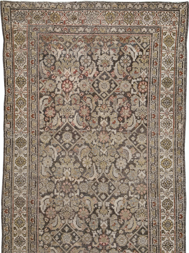 Antique Persian Malayer Runner, No.21556 - Staging