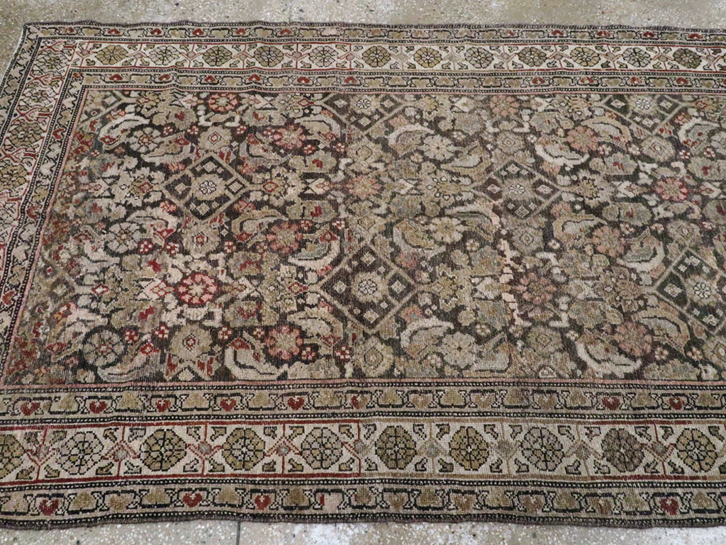 Antique Persian Malayer Runner, No.21556 - Staging