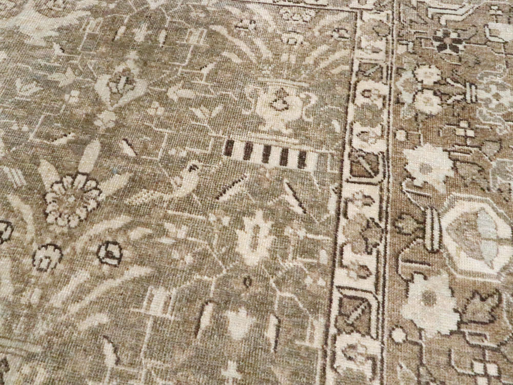 Antique Persian Tabriz Carpet, No.21558 - Staging