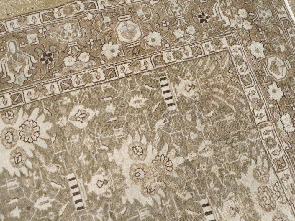 Antique Persian Tabriz Carpet, No.21558 - Staging