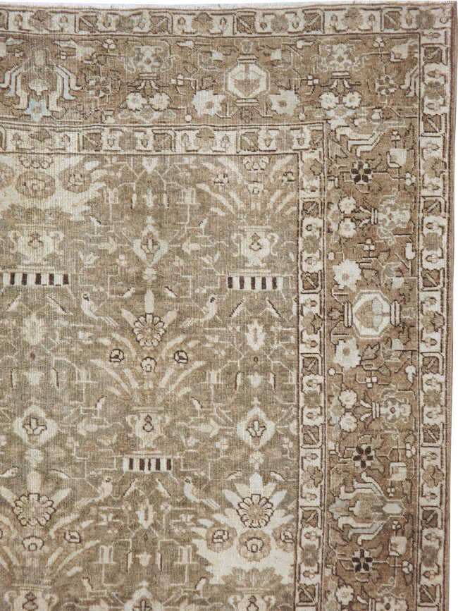 Antique Persian Tabriz Carpet, No.21558 - Staging
