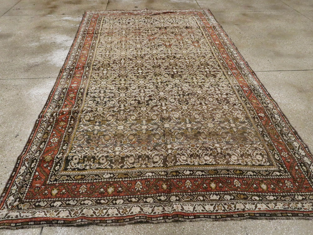 Antique Persian Kurdish Rug, No.21560 - Staging