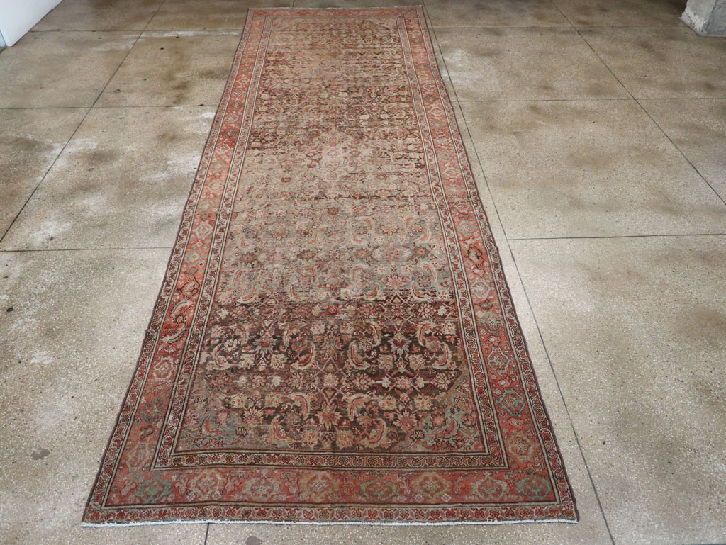 Vintage Persian Malayer Gallery Carpet, No.21562 - Staging