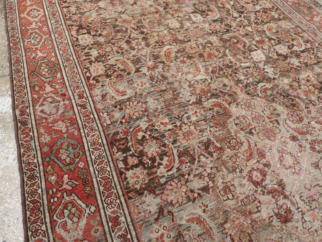 Vintage Persian Malayer Gallery Carpet, No.21562 - Staging