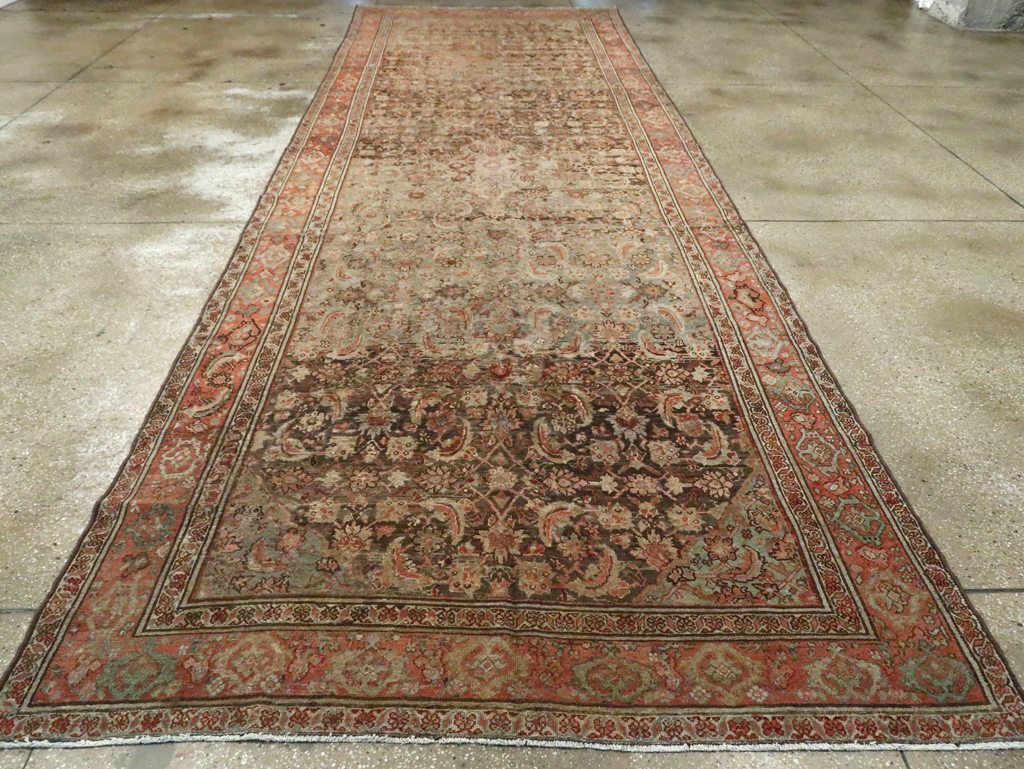 Vintage Persian Malayer Gallery Carpet, No.21562 - Staging