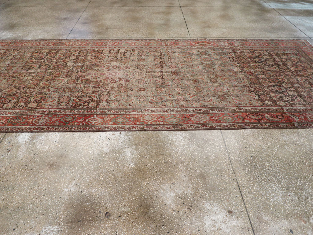 Vintage Persian Malayer Gallery Carpet, No.21562 - Staging