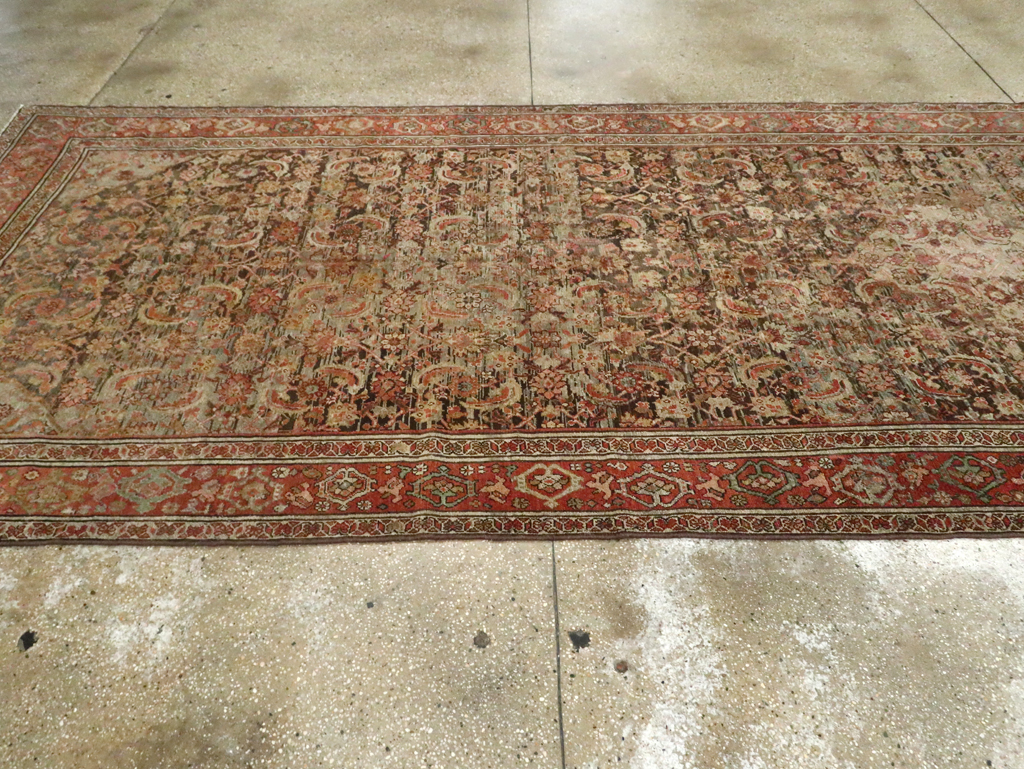Vintage Persian Malayer Gallery Carpet, No.21562 - Staging