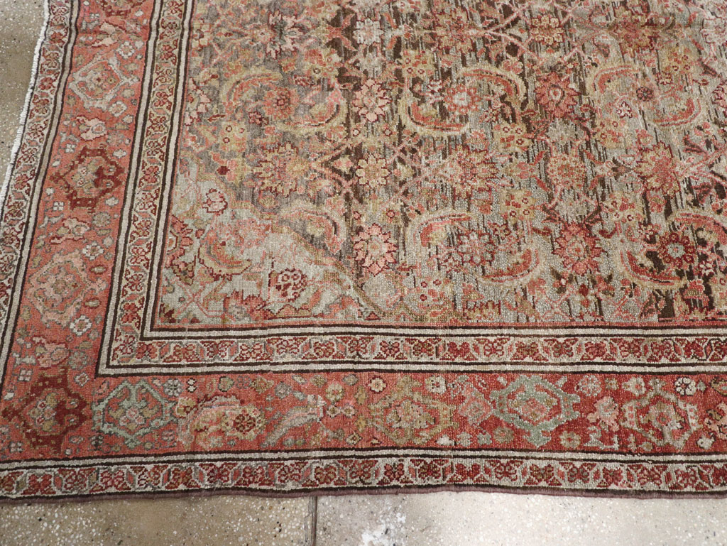 Vintage Persian Malayer Gallery Carpet, No.21562 - Staging