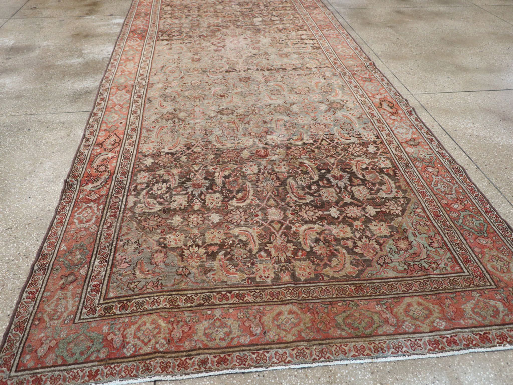 Vintage Persian Malayer Gallery Carpet, No.21562 - Staging