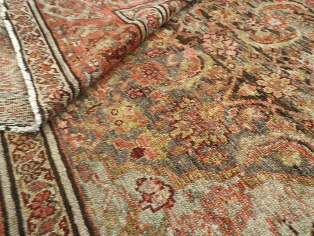Vintage Persian Malayer Gallery Carpet, No.21562 - Staging