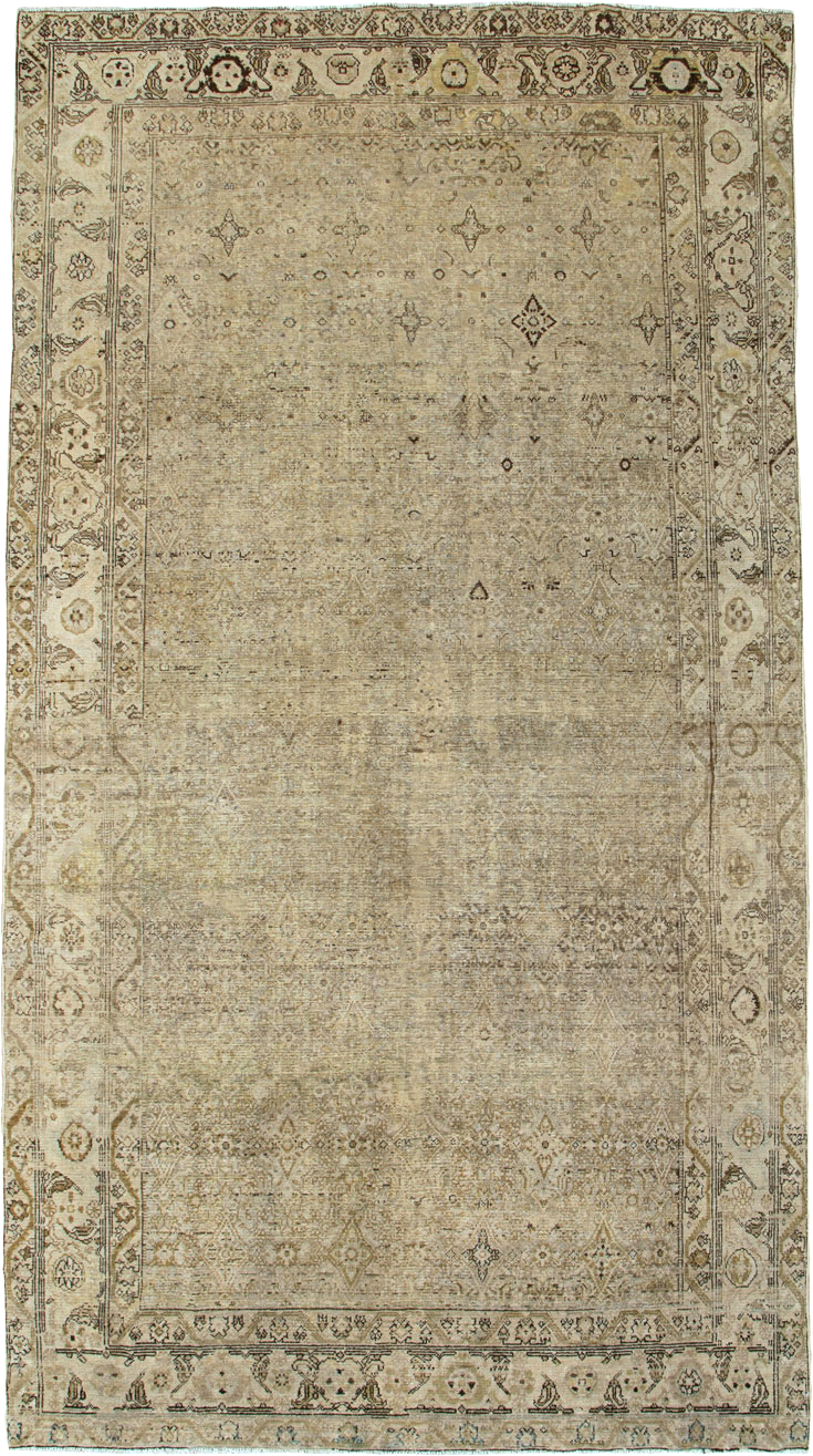 Vintage Persian Malayer Rug, No.21564 - Staging
