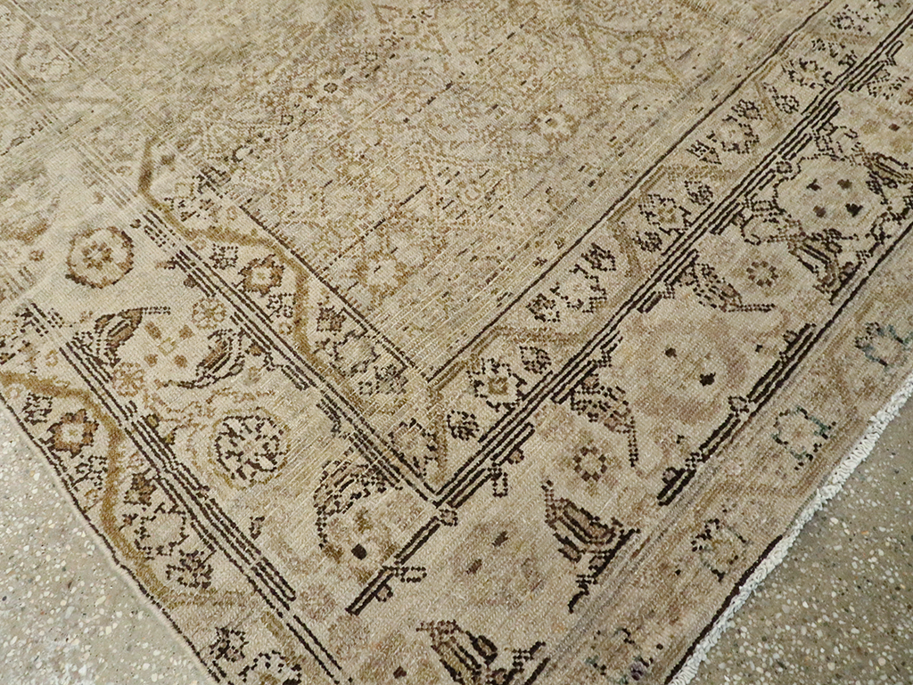 Vintage Persian Malayer Rug, No.21564 - Staging