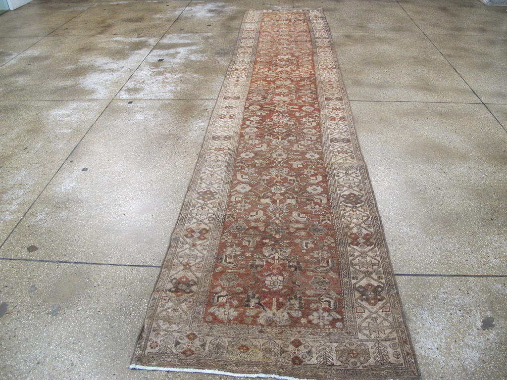 Vintage Persian Malayer Runner, No.21566 - Staging