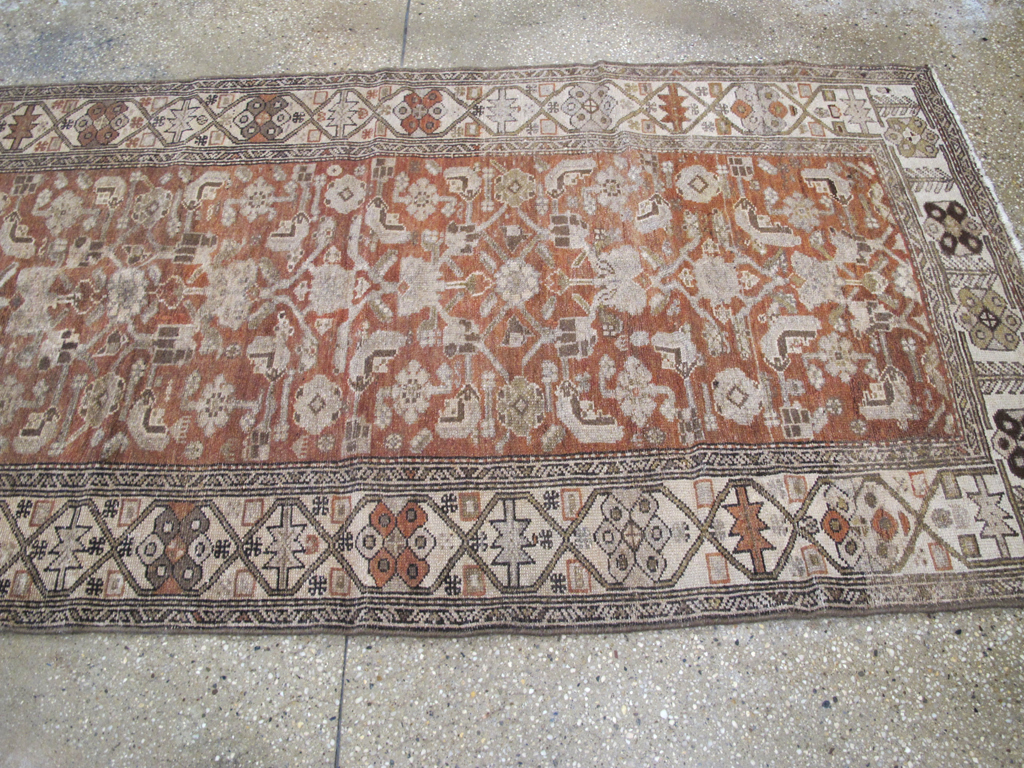 Vintage Persian Malayer Runner, No.21566 - Staging