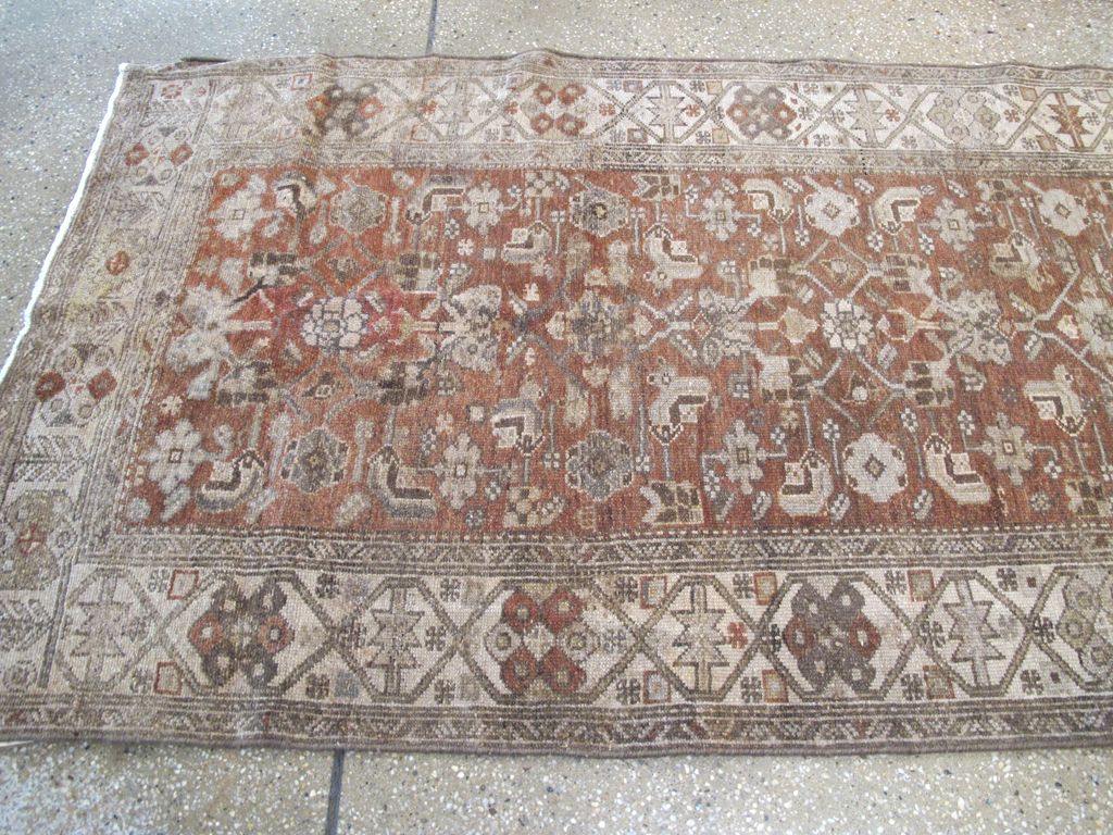 Vintage Persian Malayer Runner, No.21566 - Staging