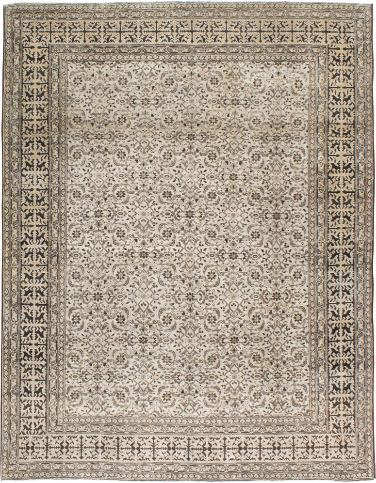 Antique Persian Tabriz Rug, No.21573 - Staging