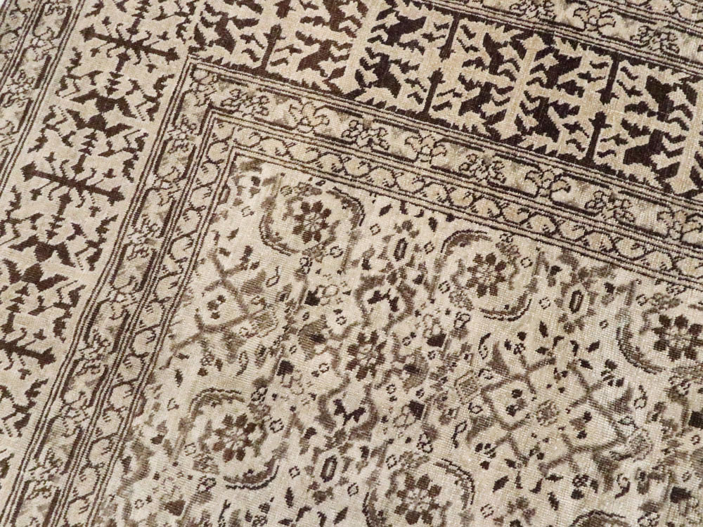 Antique Persian Tabriz Rug, No.21573 - Staging