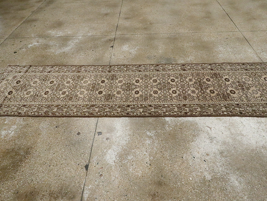 Vintage Persian Malayer Long Runner, No.21580 - Staging