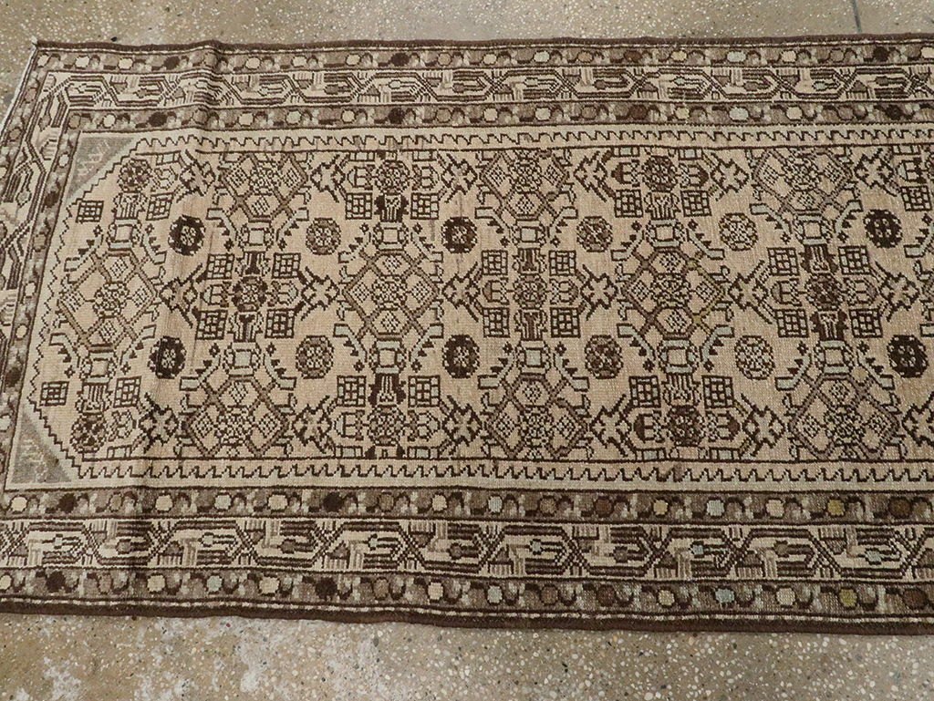 Vintage Persian Malayer Long Runner, No.21580 - Staging
