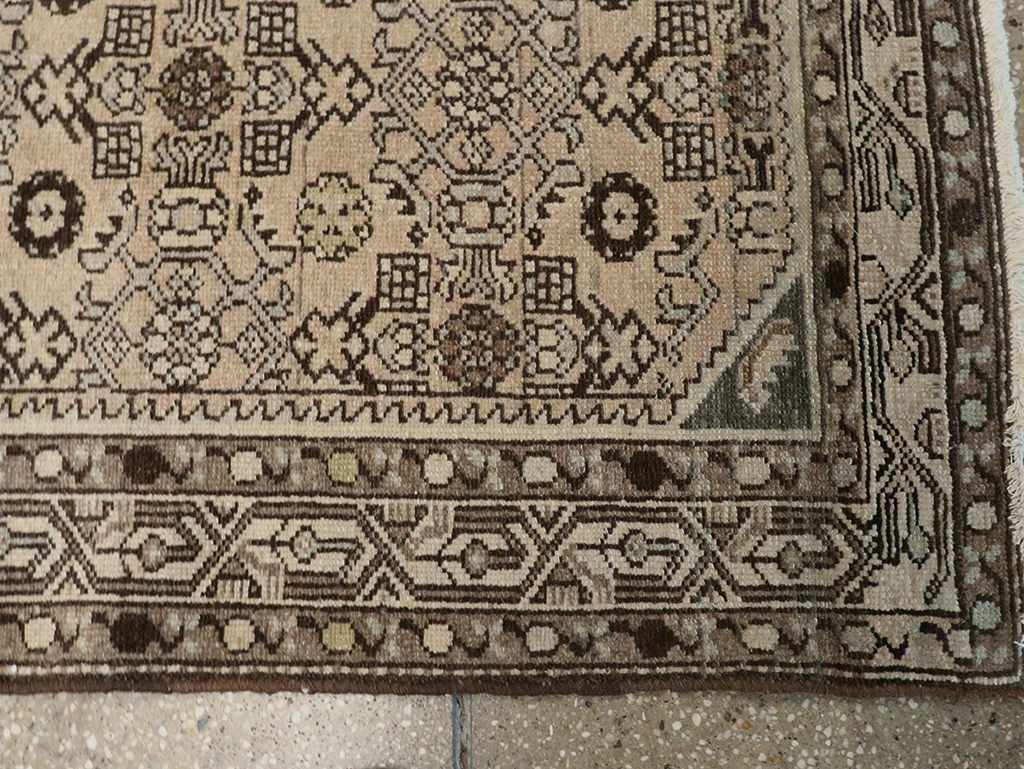 Vintage Persian Malayer Long Runner, No.21580 - Staging