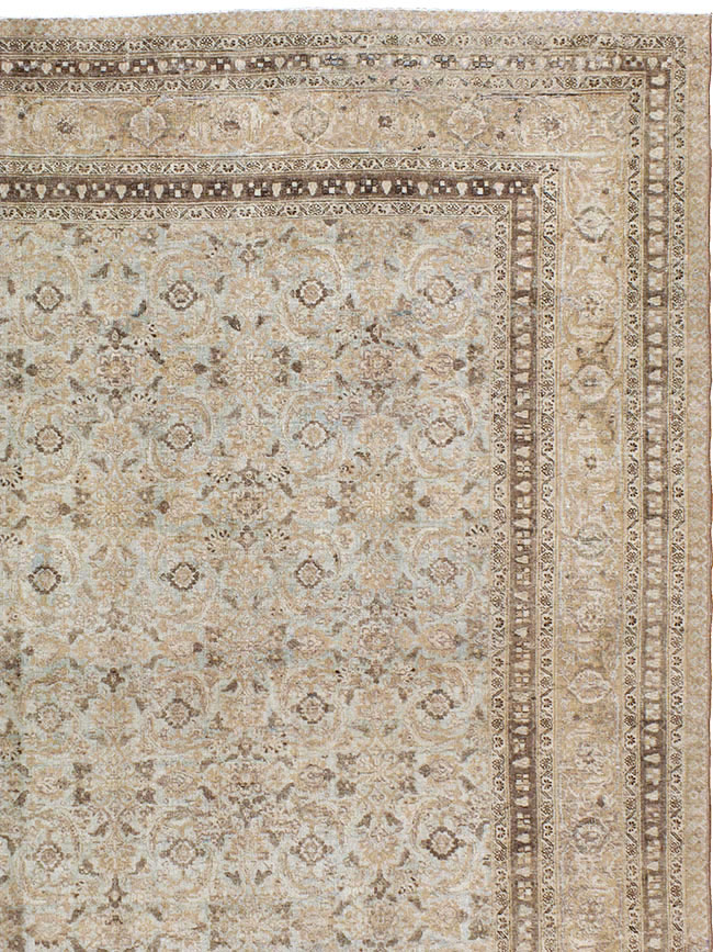 Antique Persian Tabriz Carpet, No.21582 - Staging