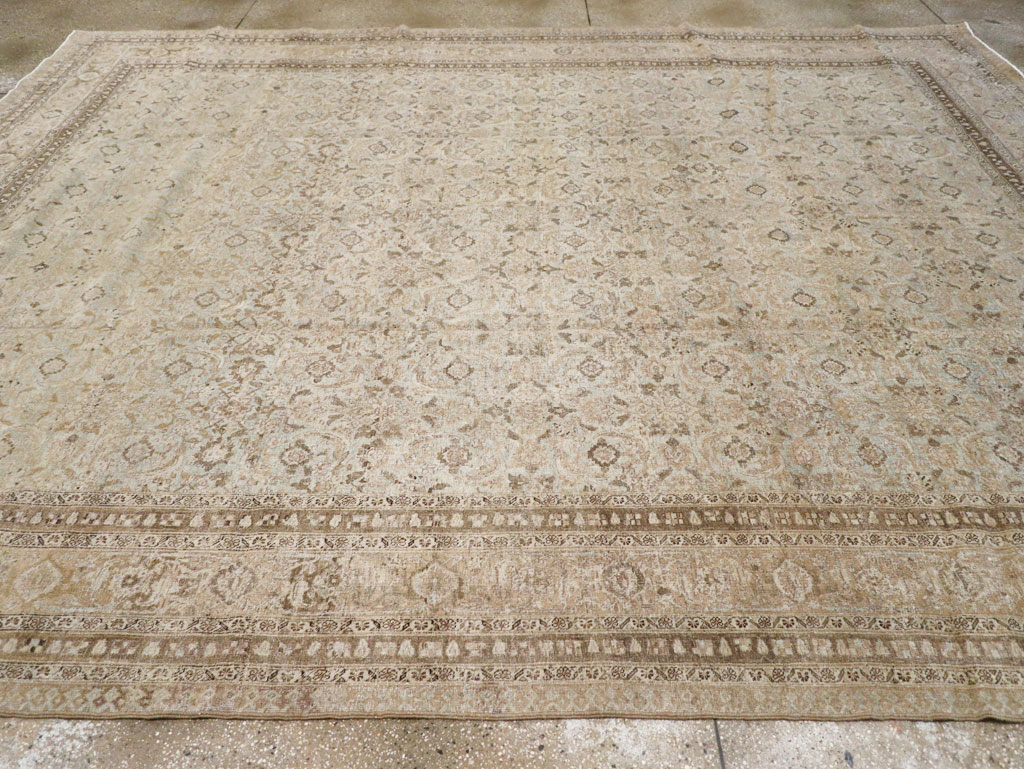 Antique Persian Tabriz Carpet, No.21582 - Staging