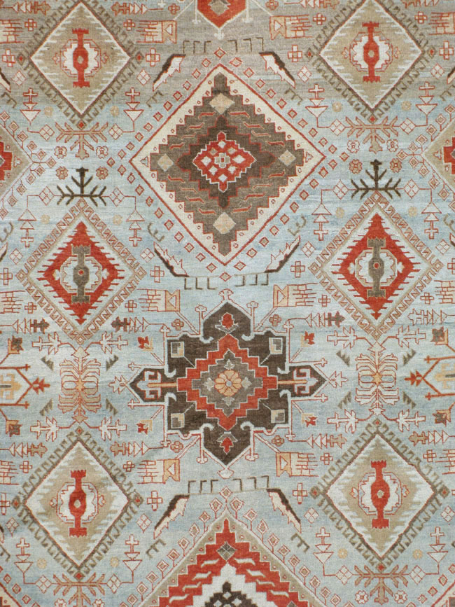 Antique Persian Tabriz Carpet, No.21584 - Staging