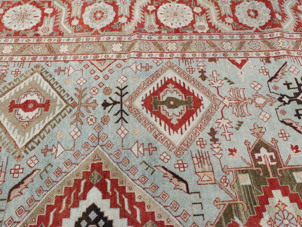 Antique Persian Tabriz Carpet, No.21584 - Staging