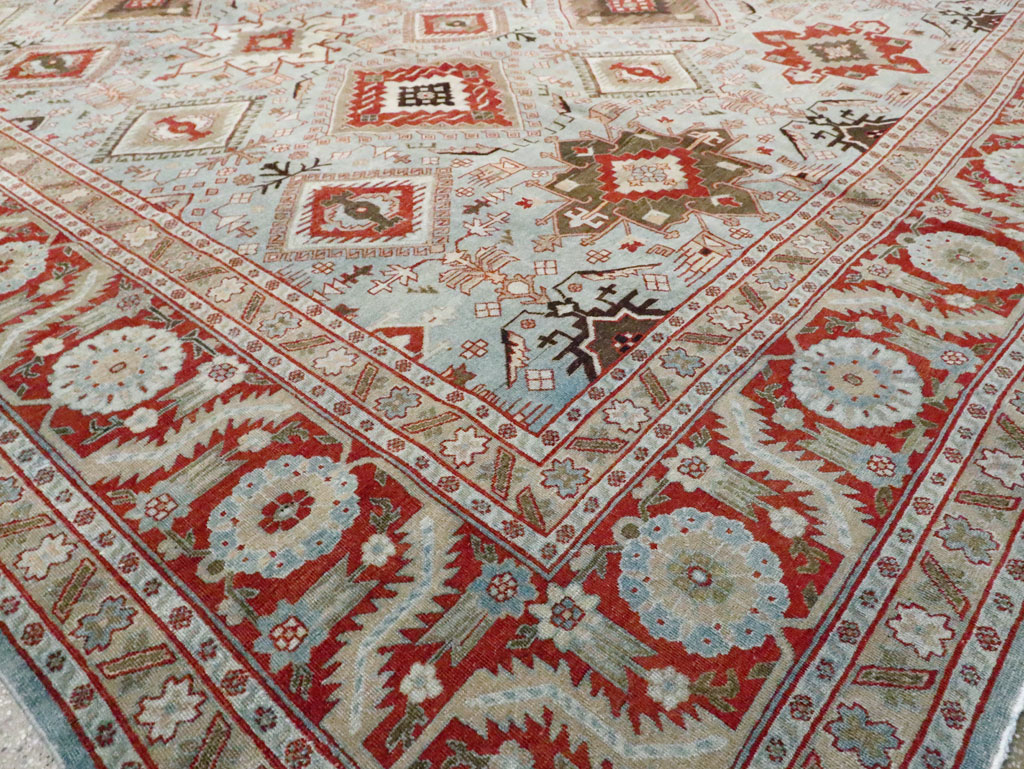 Antique Persian Tabriz Carpet, No.21584 - Staging